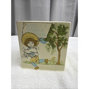 Vintage Seven Seas Tissue Box Cover A Child's Garden Happy Thought Themed Cute